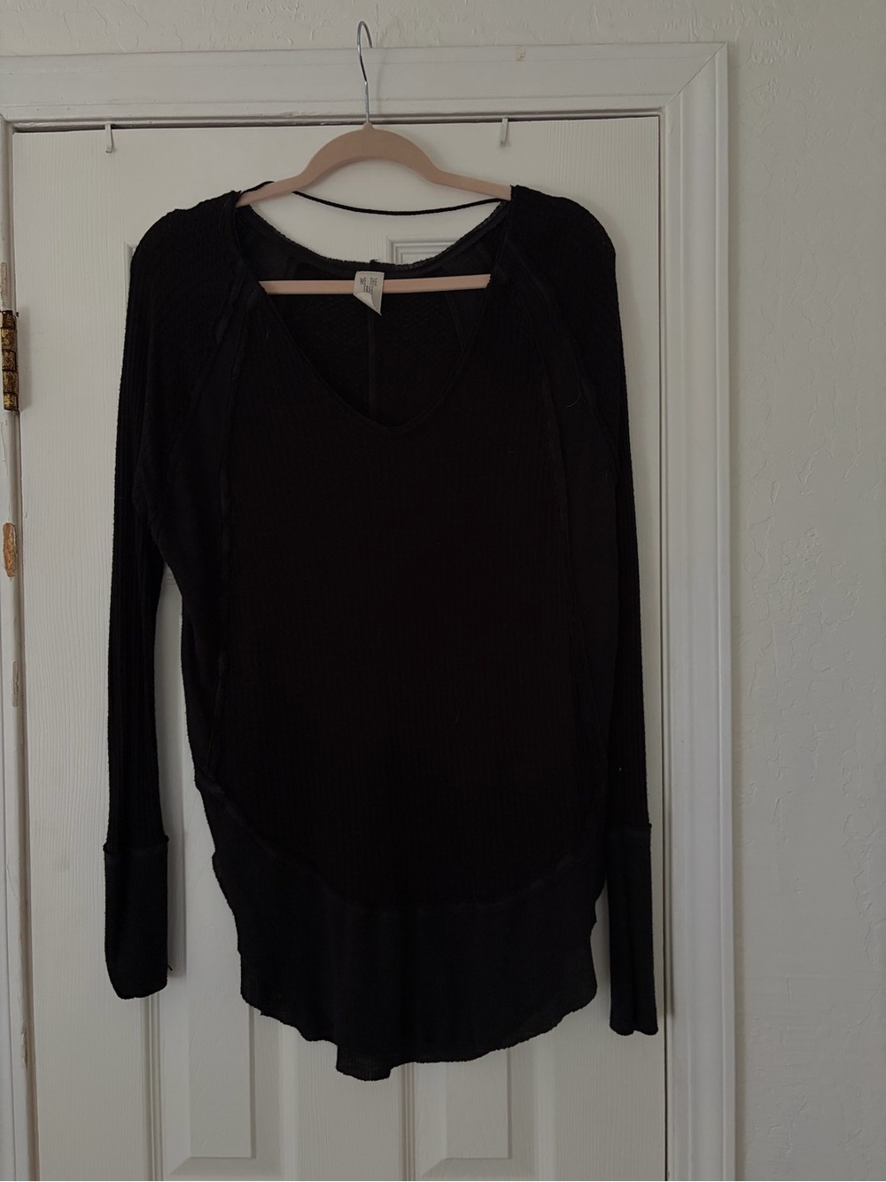 Free People We The Free Owen Thermal Black Tunic